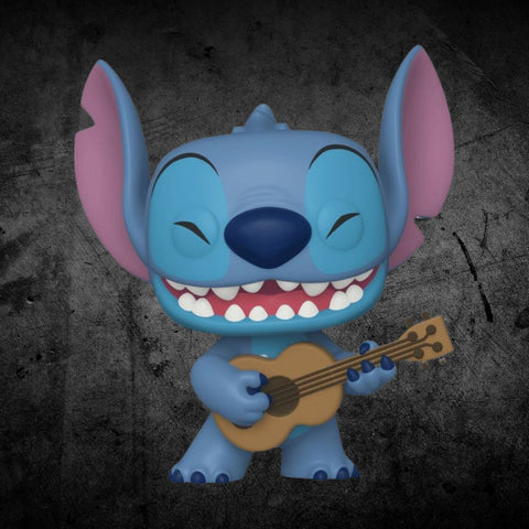 Disney Stitch Guitar Figure