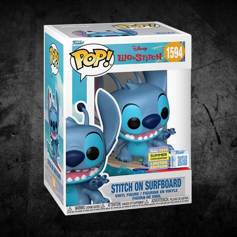 Disney Stitch on Surfboard Figure