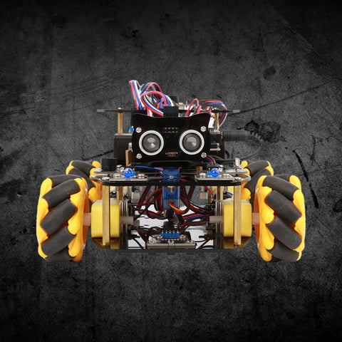 ACEBOTT ESP32 5-DOF Robot Arm Kit Expansion Pack for ACEBOTT ESP32 Smart Car Starter Kit with 4WD Mecanum Wheels