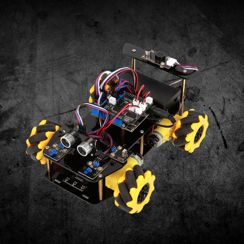 ACEBOTT ESP32 5-DOF Robot Arm Kit Expansion Pack for ACEBOTT ESP32 Smart Car Starter Kit with 4WD Mecanum Wheels