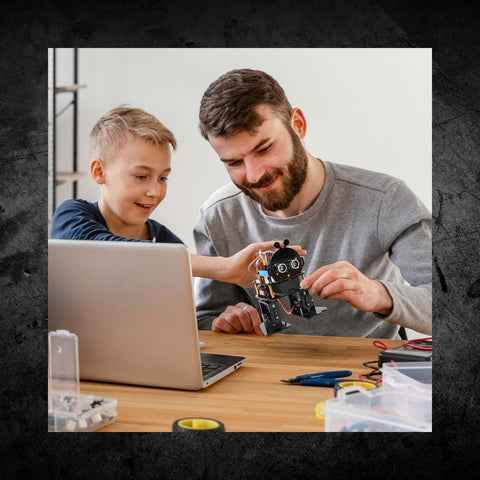 ACEBOTT ESP32 Biped Robot Kit Programmable STEM Robotics Kit for Kids & Makers