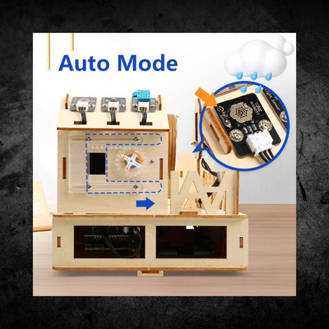 ACEBOTT Easy-Plug ESP32 Smart Home Starter Kit Wooden House
