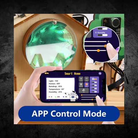 ACEBOTT Easy-Plug ESP32 Smart Home Starter Kit Wooden House
