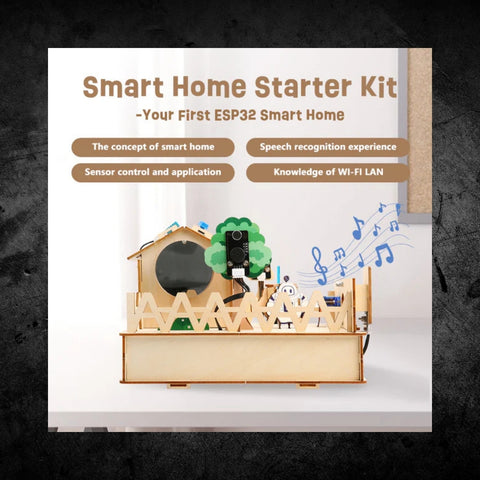 ACEBOTT Easy-Plug ESP32 Smart Home Starter Kit Wooden House
